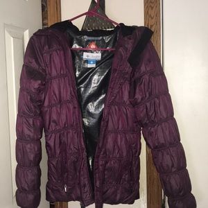 Columbia Purple Coat with Omni-Heat Inside